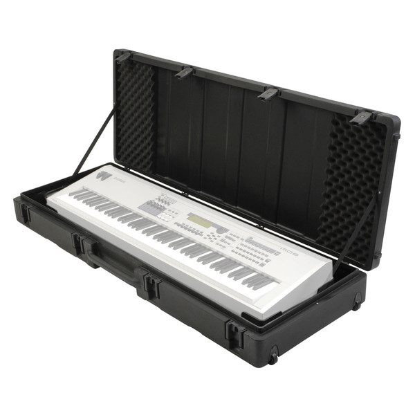 SKB Roto Molded 88 Note Keyboard Case - Open (Keyboard Not Included)