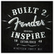 Fender Ladies Built To Inspire T-Shirt, Black, Medium