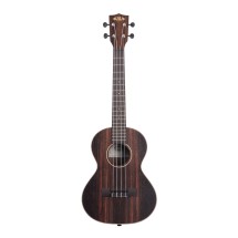 Kala KA-EBY-T Striped Ebony Tenor Ukulele, Natural Satin