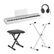 Korg B1 Digital Piano X Frame Package, White