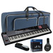 Roland FA-08 Music Workstation With Headphones, Pedal and Bag - Bundle