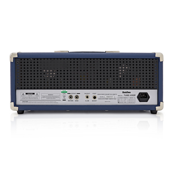 SubZero Valve 50W Guitar Amp Head with Reverb