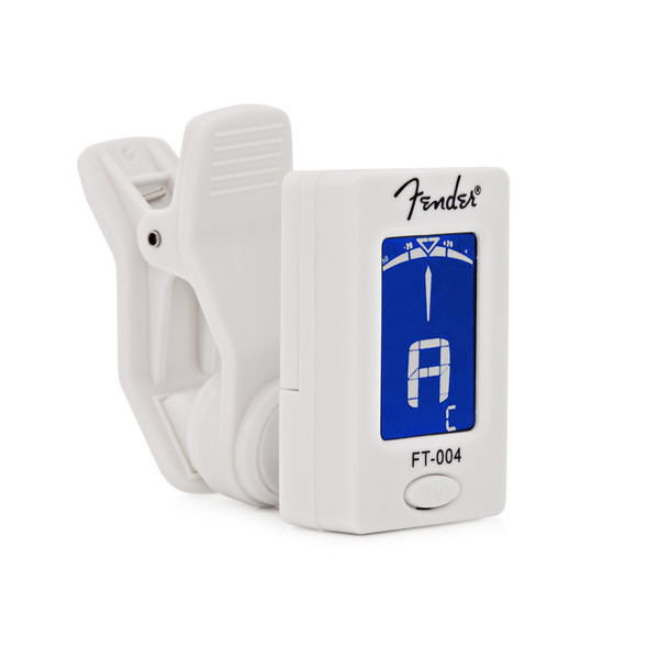 Fender FT-004 Chromatic Clip On Tuner, White