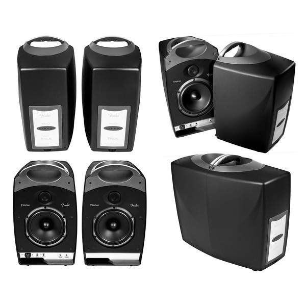 Fender Passport Studio Portable Studio Monitor, Black