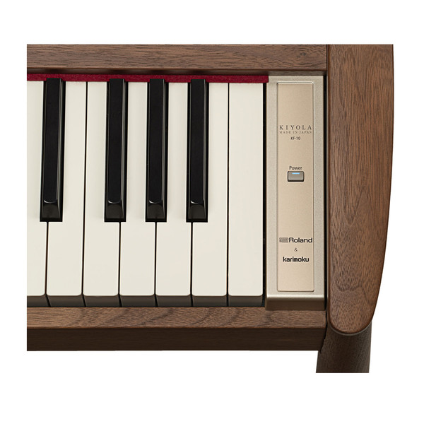 Roland Kiyola KF-10 Digital Piano with Stool, Walnut at Gear4music