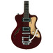 Italia Maranello 61 Semi-Hollow Body Guitar, Thru Burgundy w/ Gig Bag