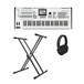 Yamaha MOTIF XF6 Workstation White with Free KRK Headphones and Stand