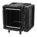 SKB 24'' Deep 12U Roto Shockmount Rack Case - Angled Open