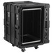 SKB 24'' Deep 16U Roto Shockmount Rack Case - Angled Open