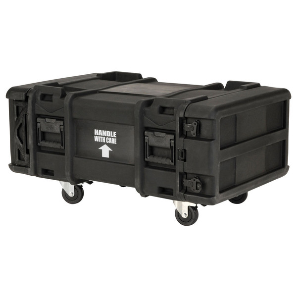 SKB 28'' Deep 4U Roto Moulded Shock Rack Case - Angled