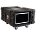 SKB 28'' Deep 6U Roto Moulded Shock Rack Case - Angled Open