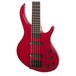 Epiphone Toby Deluxe V Bass Guitar, Translucent Red