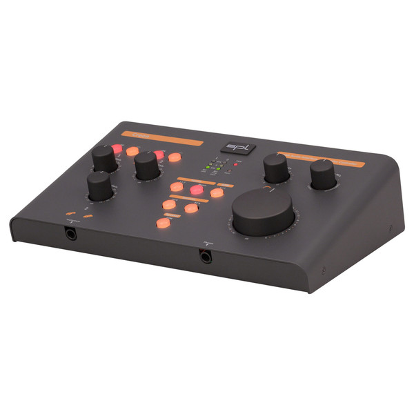 SPL Creon USB Audio-Interface & Monitor Controller, Black - Angled