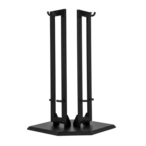 Fender Hanging Wood Double Guitar Stand, Black