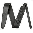 Fender Artisan Crafted Leather Guitar Strap, 2.5" Black