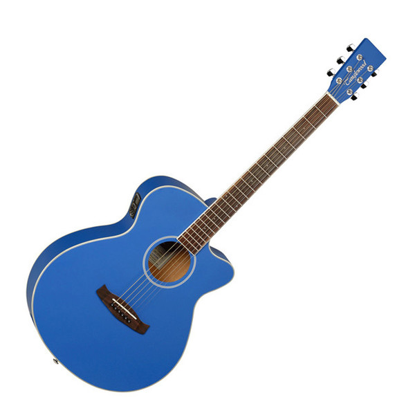 Tanglewood Discovery G4MSFCE Electro Acoustic, Dark Cobalt Blue