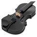 Stentor Harlequin Violin Outfit, Black, 3/4 close