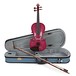 Stentor Harlequin Violinenset, Raspberry Pink, 1/4