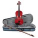 Stentor Harlequin Violin Outfit, Cherry Red, 3/4