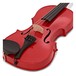 Stentor Harlequin Violin Outfit, Cherry Red, 3/4 close