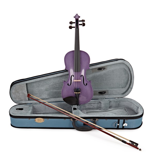 Stentor Harlequin Violin Outfit, Light Purple, 1/4 main