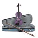 Stentor Harlequin Violin Outfit, Light Purple, 1/4 main