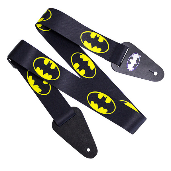 Batman Logo Fabric Guitar Strap