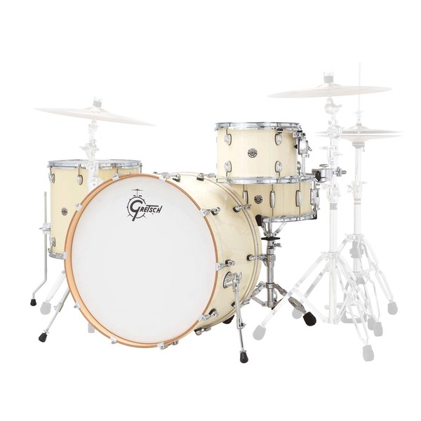 Gretsch Catalina Club 24" Rock 4 Piece Shell Pack, White Chocolate