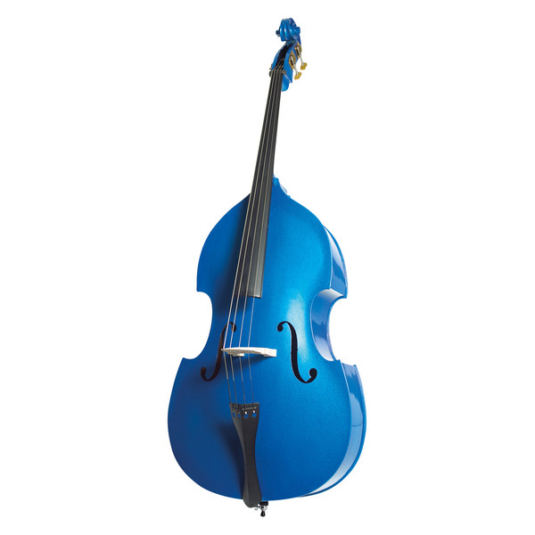 Stentor Rockabilly 3/4 Double Bass, Blue