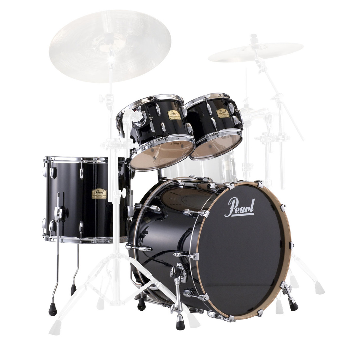 Studio Session Classic Pearl Session Studio Classic Pack Fûts 22'', Piano Black | Gear4music