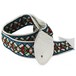 Souldier Guitar Strap Stained Glass, White/Blue