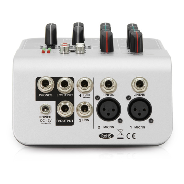 SubZero SZ-MIX04 4-Channel Mini Mixer at Gear4music