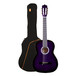 Ashton SPCG44 Full Size Classical Guitar Pack, Transparent Purple