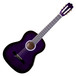Ashton SPCG44 Full Size Classical Guitar Pack, Transparent Purple