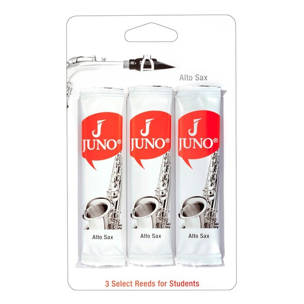 Juno by Vandoren Alto Saxophone Reeds 3 Pack, Strength 2.5