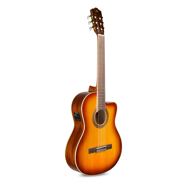 Cordoba C5-CESB Electro Acoustic Cutaway Classical Guitar, Sunburst