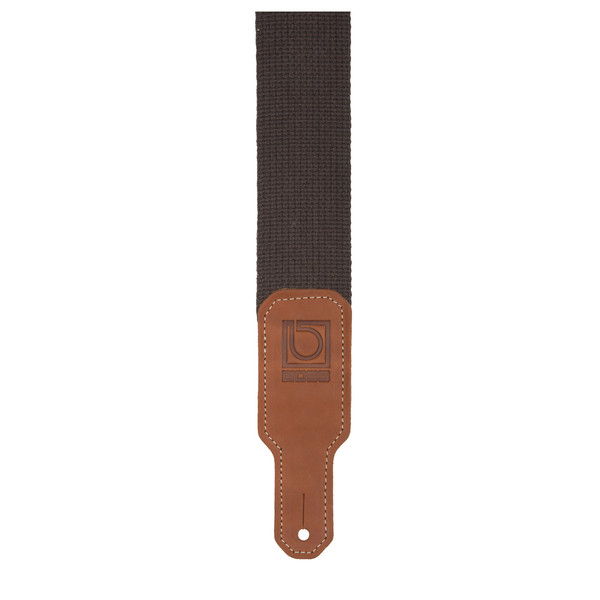 Boss 2" Brown Cotton guitar strap