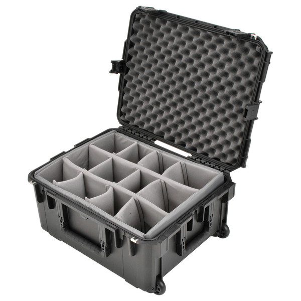 SKB iSeries 2217-10 Waterproof Case (With Dividers) - Angled Open 2
