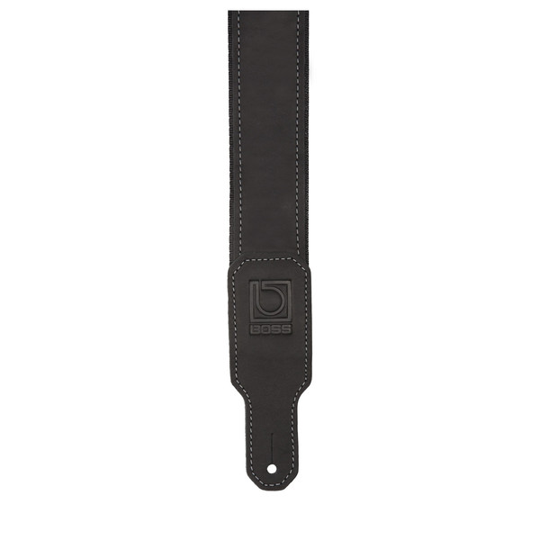 Boss 2" Hybrid Instrument Strap, Black - View 1