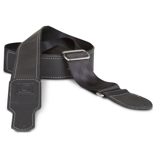 Boss 2" Hybrid Instrument Strap, Black - Bundled