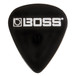 BOSS Celluloid Pick Heavy 12 Pack, Black - Singular Pick