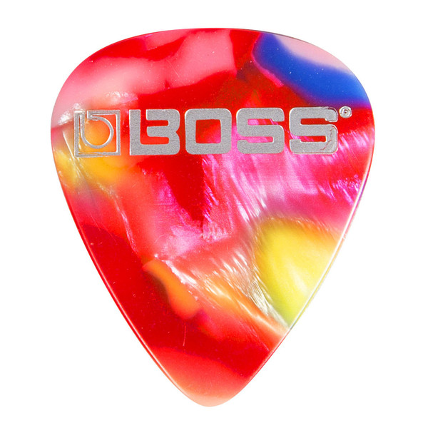 BOSS Celluloid Pick Medium 72 Pack, Mosaic - Singular Pick