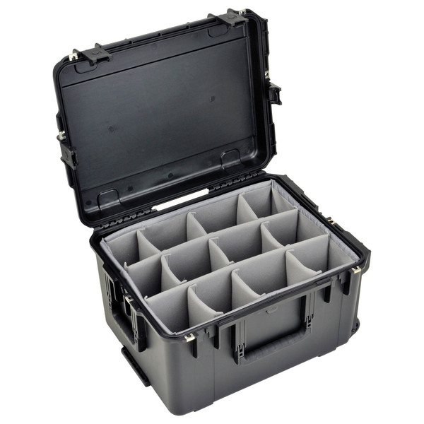 SKB iSeries 2217-12 Waterproof Case (With Dividers) - Angled Open