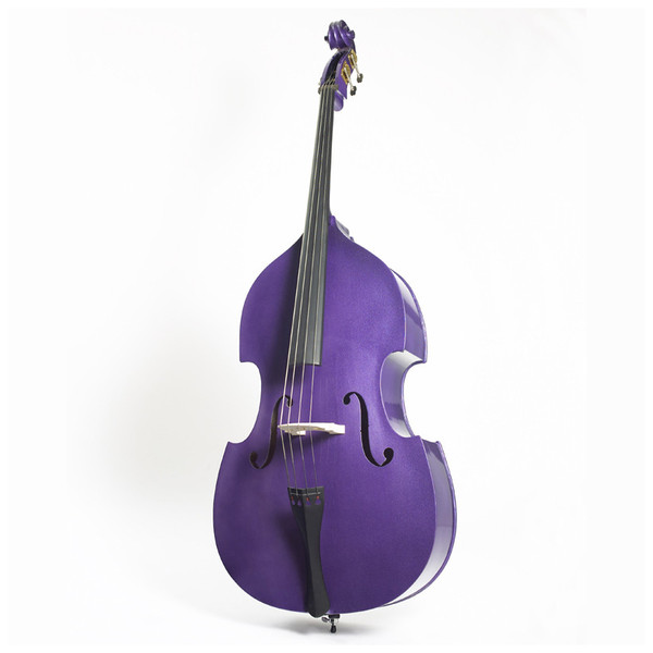 Stentor Rockabilly 3/4 Size Double Bass, Purple
