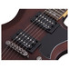 Schecter Omen S-II Electric Guitar, Walnut Stain