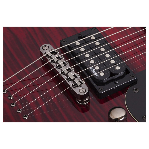 Schecter Omen Extreme S-II Electric Guitar, Black Cherry