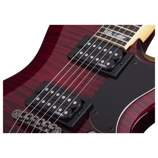 Schecter Omen Extreme S-II Electric Guitar, Black Cherry