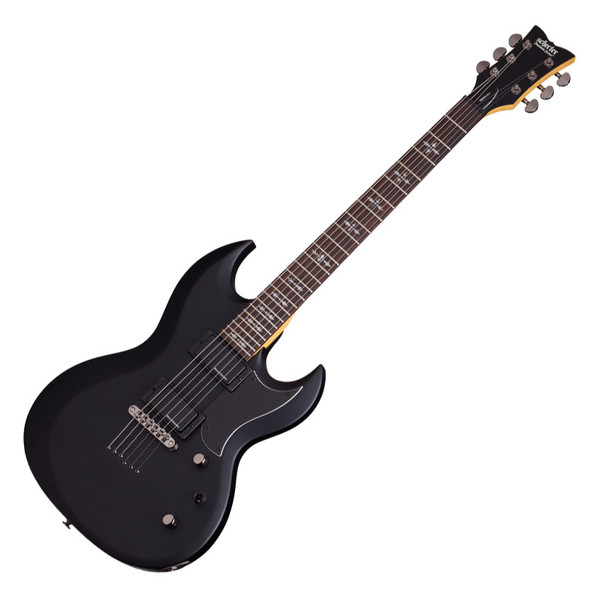 Schecter Demon S-II Electric Guitar, Satin Black