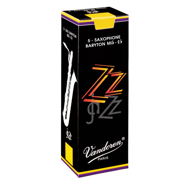 Vandoren ZZ Baritone Saxophone Reeds Strength 2.0 Box of 5