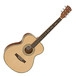 Deluxe Folk Acoustic Guitar by Gear4music, Zebrano